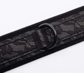 Berlin Baby Lace Printed BDSM Leather Collar Collars and Leads